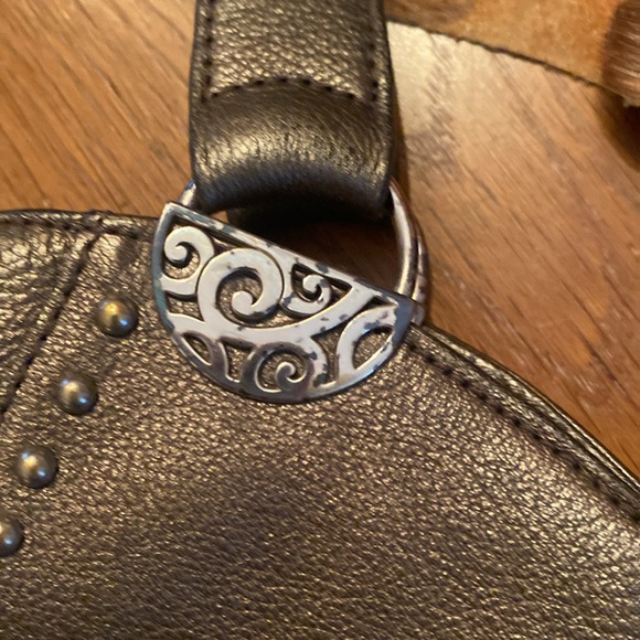 Pewter colored Brighton purse. Top and side pockets have magnetic closure. - Picture 10 of 11
